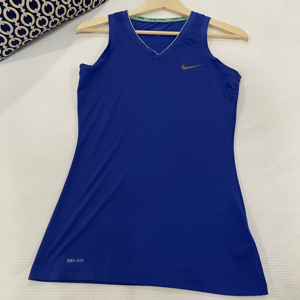 Nike Ladies Royal Blue Dri-FIT Sleeveless Tank Top